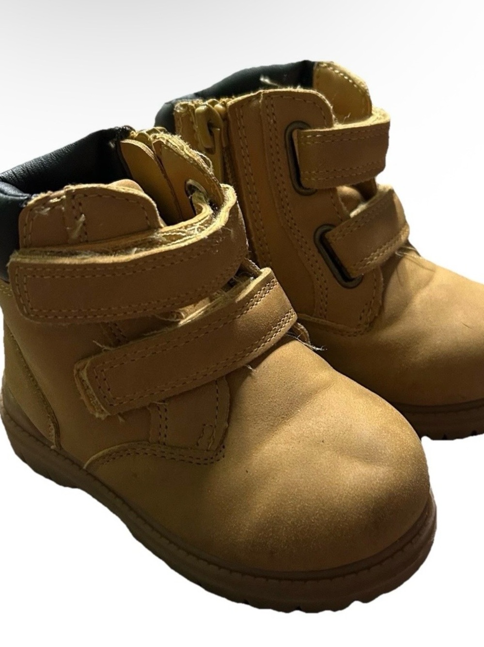 Toddler Boy Wonder Nation Beige Work Boots Size 5